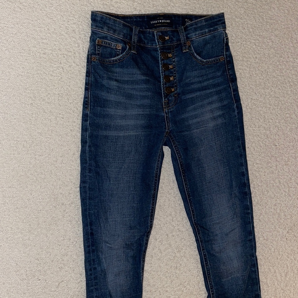 Lucky Brand High Waisted Bridgette Ankle Skinny Jeans